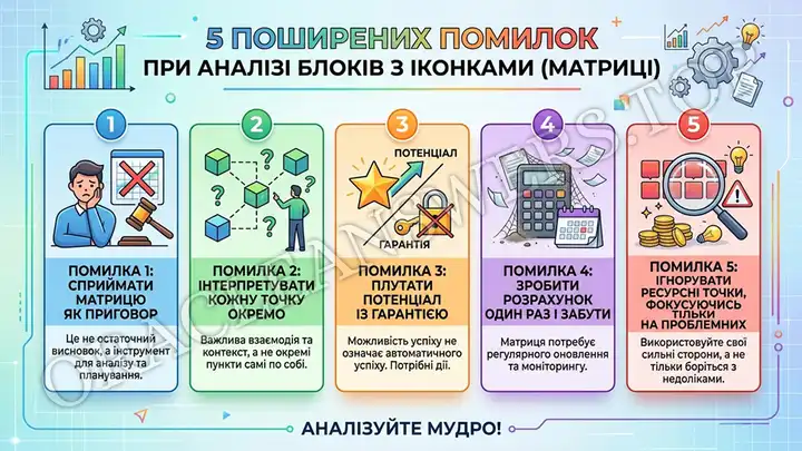 Часті помилки при читанні Матриці Долі — як уникнути невірної інтерпретації